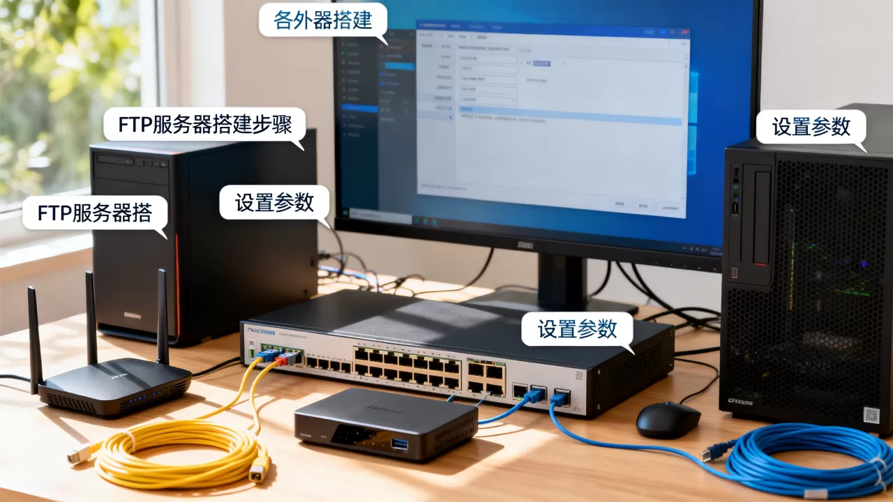 如何搭建自己的FTP网页服务器？，怎么设置？