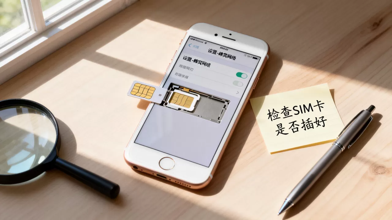 苹果6s为什么突然没4g网络连接服务器，怎么解决