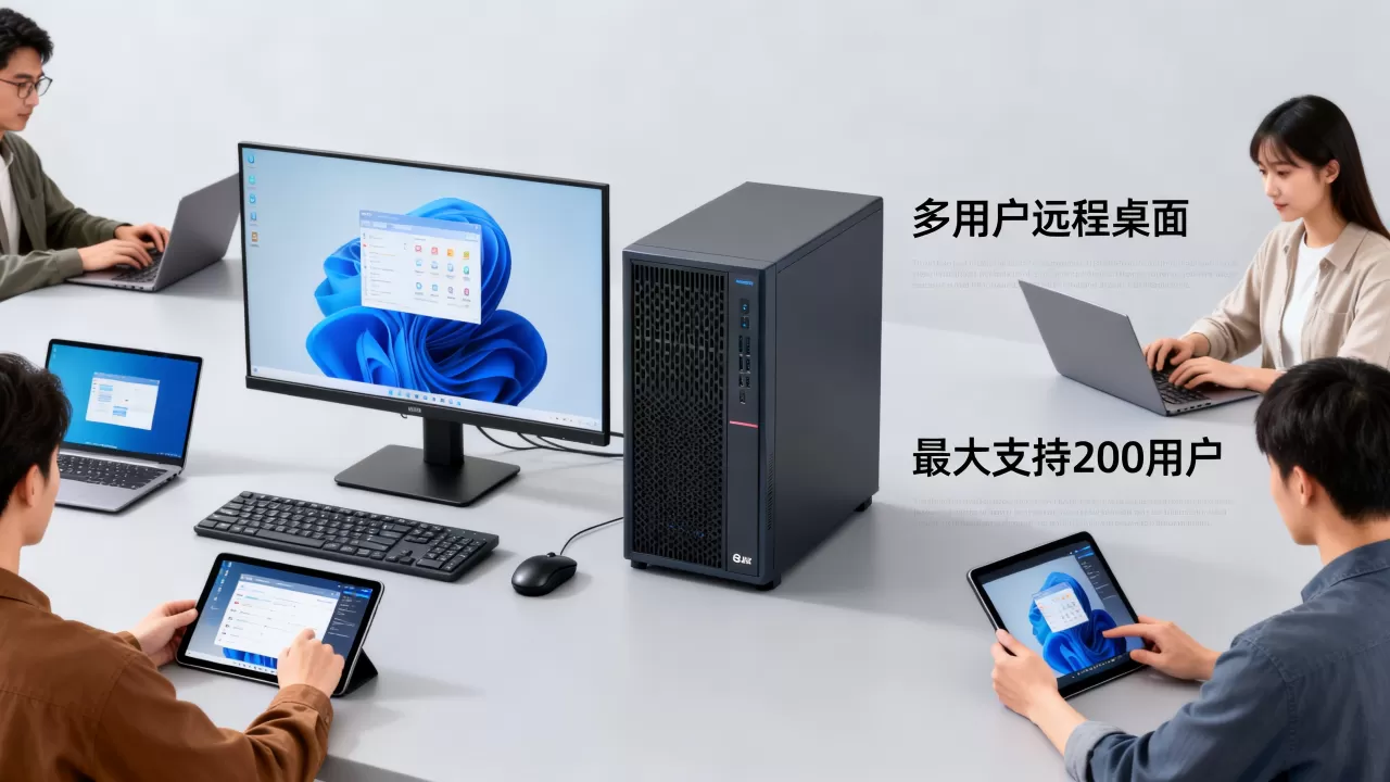 如何实现服务器多人远程桌面,最多支持多少用户 如何实现服务器多人远程桌面,最多支持多少用户