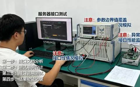 服务器接口测试的流程是什么，有哪些注意事项？