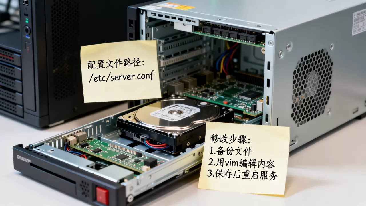 服务器版本的配置文件在哪里可以找到，怎么修改？