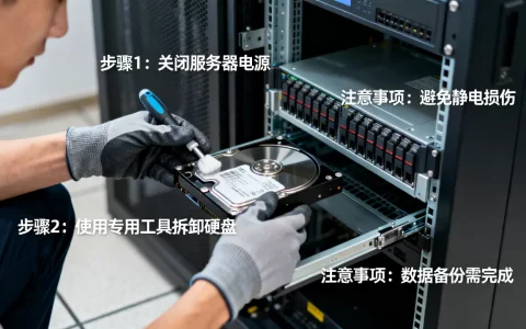 如何清理服务器磁盘，有哪些安全注意事项？