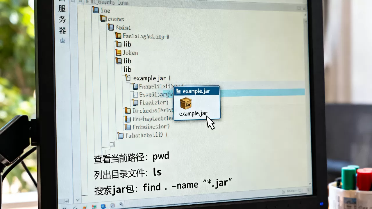 服务器上怎么看调用的jar包在哪个目录？，怎么查找
