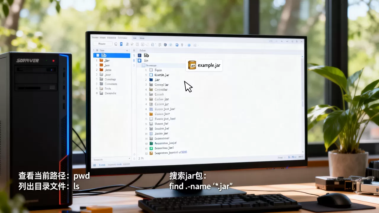 服务器上怎么看调用的jar包在哪个目录？，怎么查找