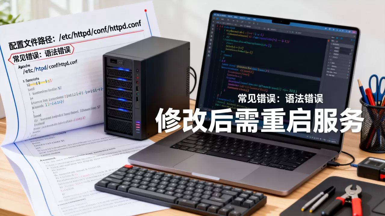 服务器apache配置文件怎么修改，常见问题有哪些？