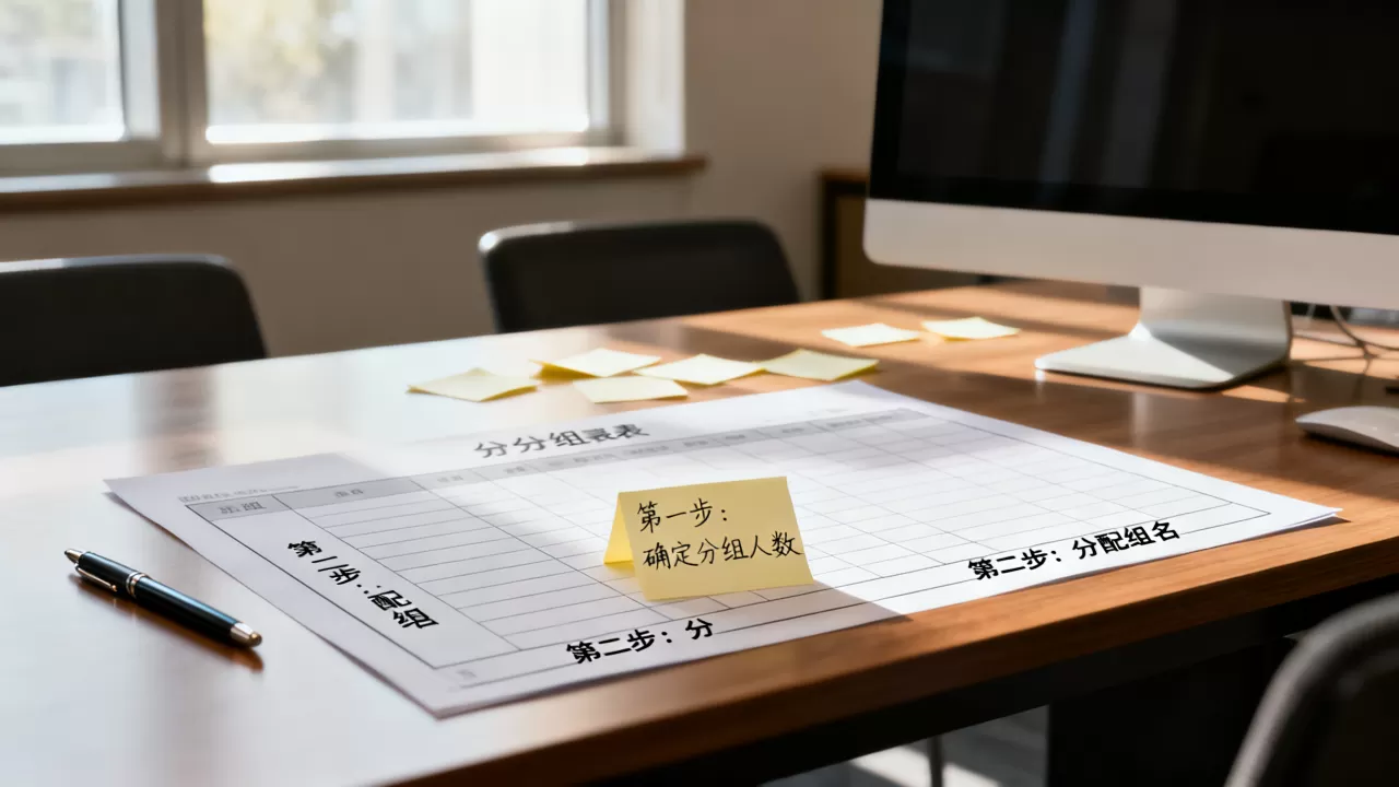 分组表在会议分组中如何高效制作，有哪些步骤