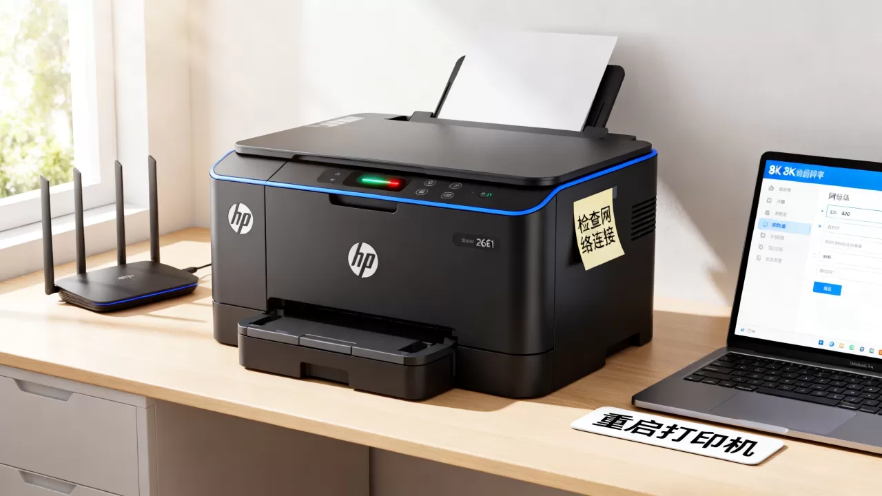 为什么hp2621打印机无法连接服务器,怎么解决? 为什么hp2621打印机无法连接服务器,怎么解决?