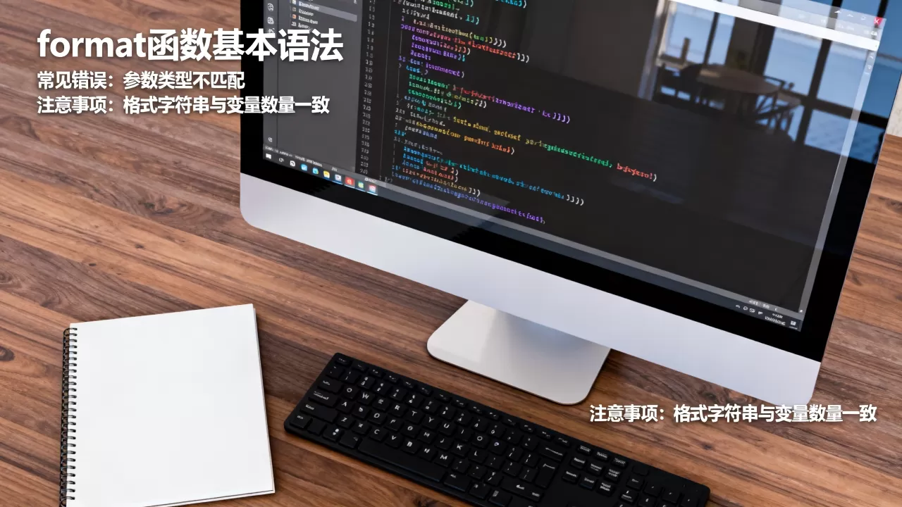 format函数怎么使用？，有哪些常见错误和注意事项？