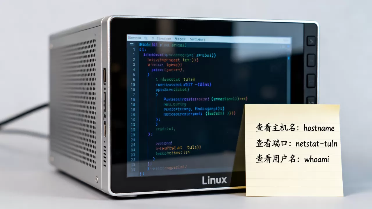 linux服务器的主机名端口用户名怎么看？，有哪些常用命令？