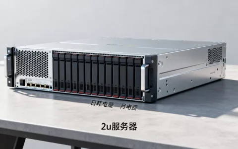 2u服务器一天耗电量多少？，一个月电费多少钱？