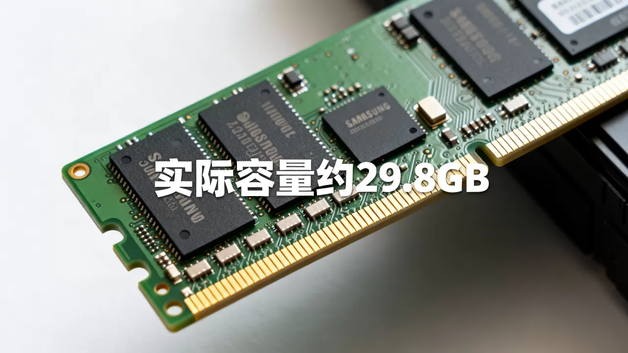 三星32g服务器内存到底有多少?,为什么实际容量不足? 三星32g服务器内存到底有多少?,为什么实际容量不足?