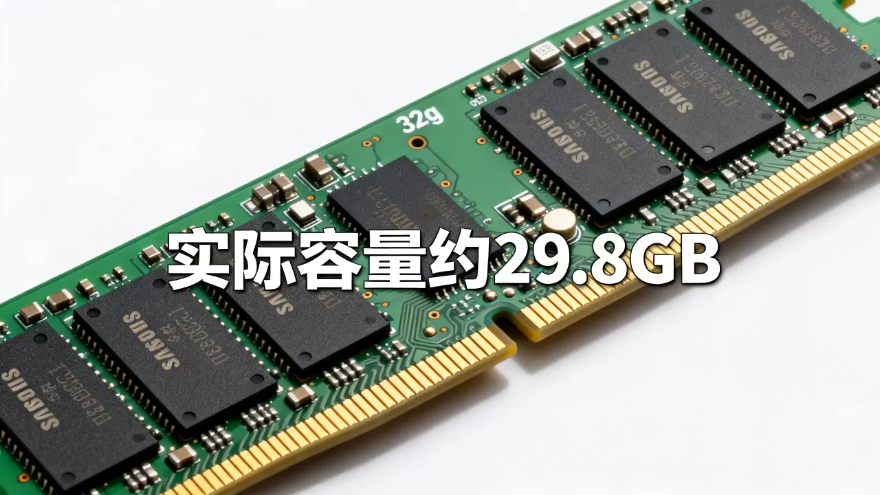三星32g服务器内存到底有多少?,为什么实际容量不足? 三星32g服务器内存到底有多少?,为什么实际容量不足?