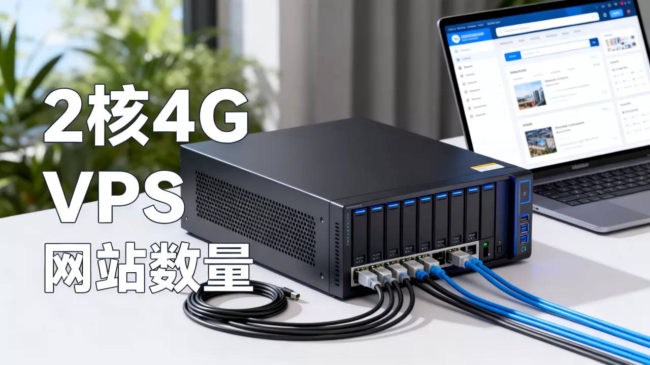 2核4G的VPS到底能放几个网站，够用吗？