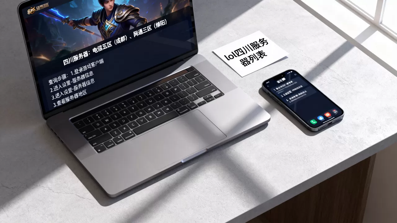 lol有哪些服务器是四川的，怎么查询服务器地址