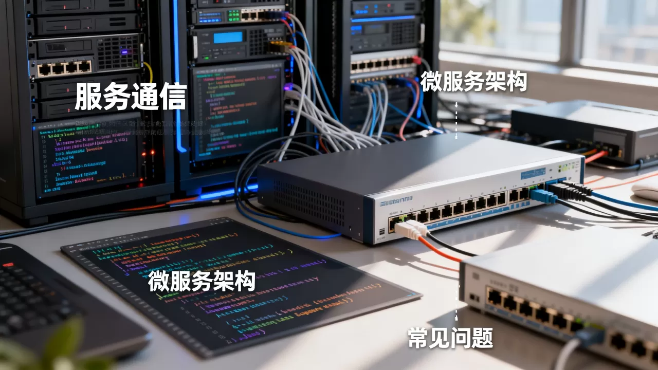 服务通信在微服务架构中是如何实现的？,有哪些常见问题？