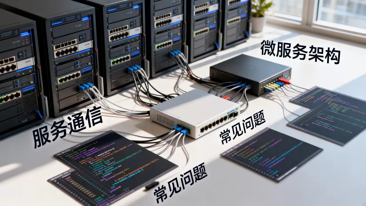 服务通信在微服务架构中是如何实现的？,有哪些常见问题？