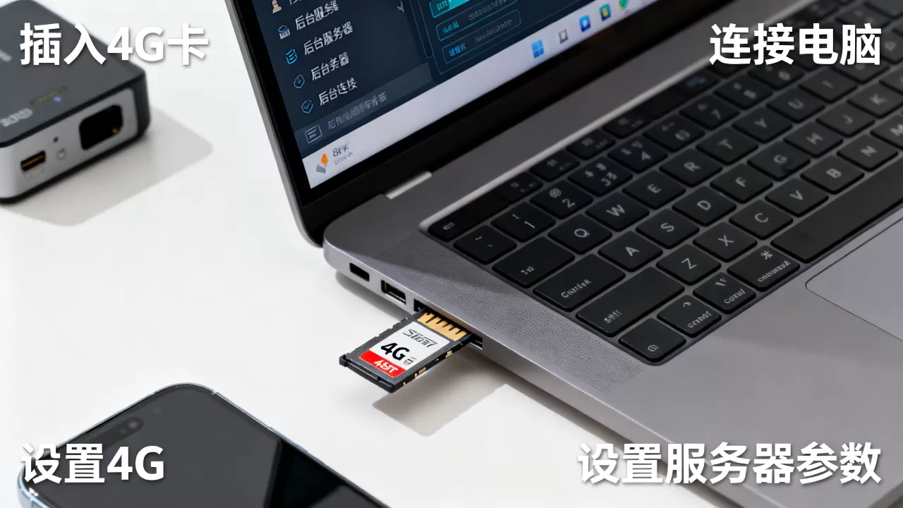 4G卡怎么发送到电脑后台服务器?,怎么设置? 4G卡怎么发送到电脑后台服务器?,怎么设置?