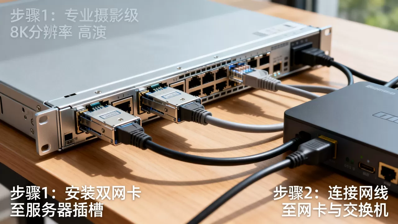 服务器双网卡配置的详细步骤是什么?,怎么设置 服务器双网卡配置的详细步骤是什么?,怎么设置