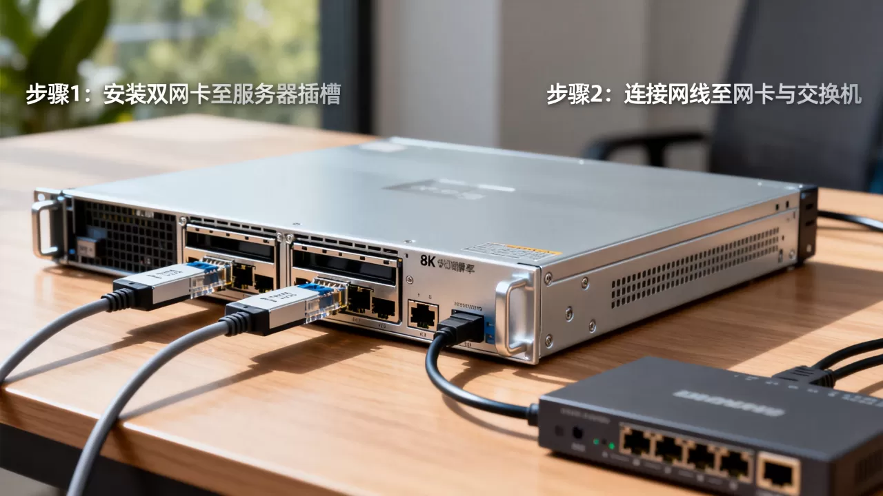服务器双网卡配置的详细步骤是什么?,怎么设置 服务器双网卡配置的详细步骤是什么?,怎么设置