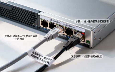 服务器上怎么配置两个IP地址？，注意事项有哪些？