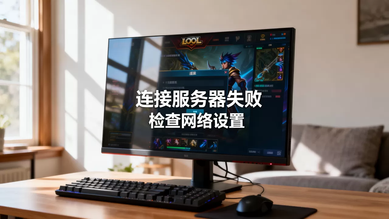LOL进游戏了不显示连接服务器失败怎么办，怎么回事？