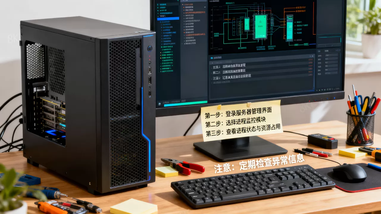 服务器进程监控的步骤是什么，有哪些注意事项