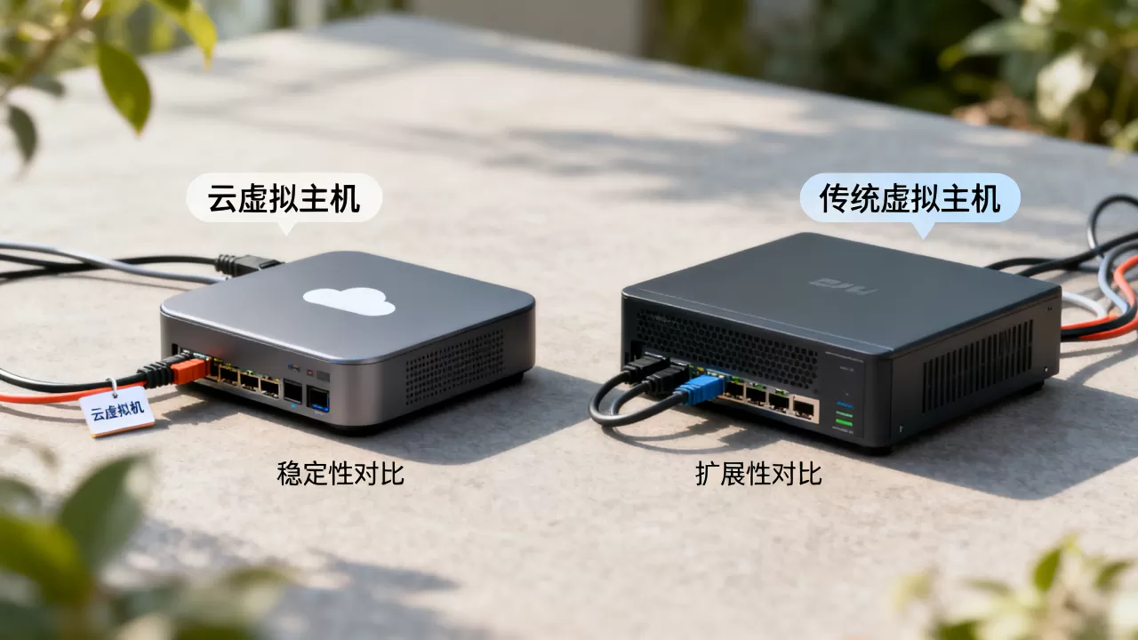 云虚拟主机和传统虚拟主机到底哪个更稳，怎么选