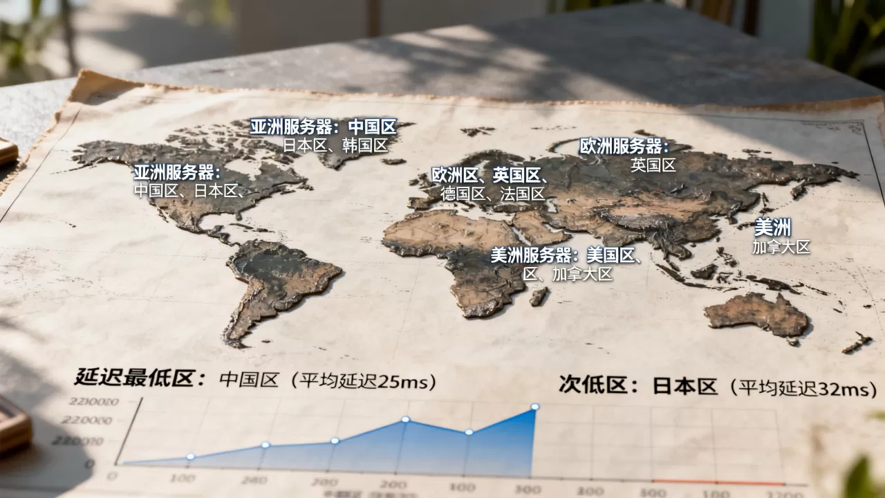 2k ol服务器分布在哪些地区,哪个区延迟最低 2k ol服务器分布在哪些地区,哪个区延迟最低