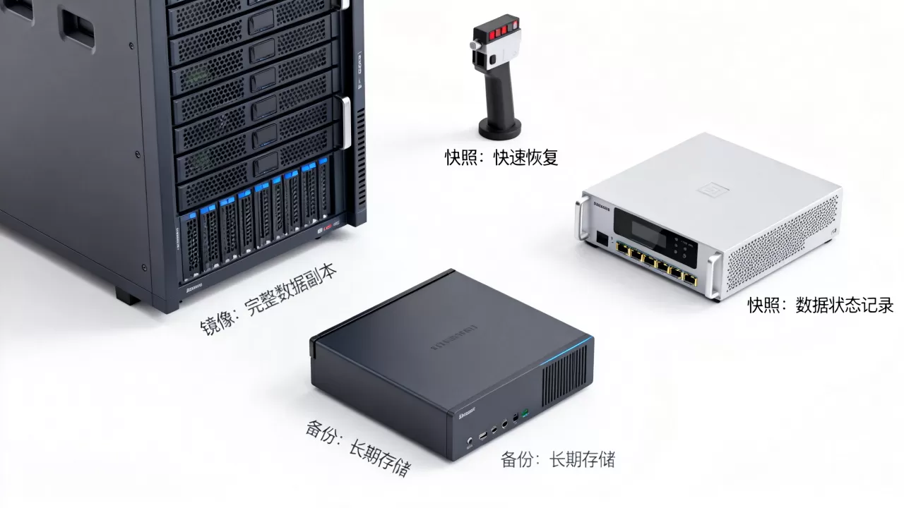 镜像和快照有什么区别？，备份和快照怎么选择？