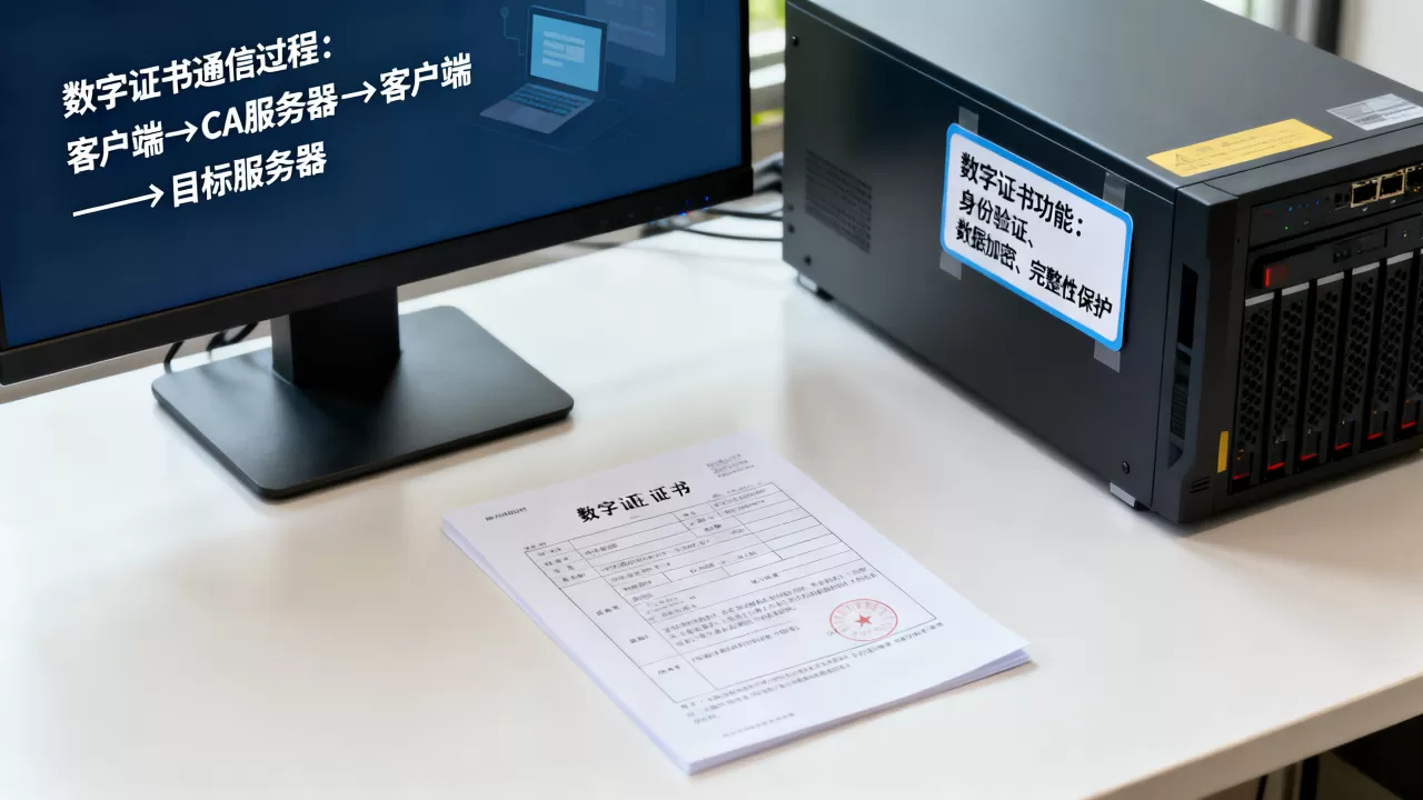 数字证书通信过程如何实现？,数字证书有哪些功能