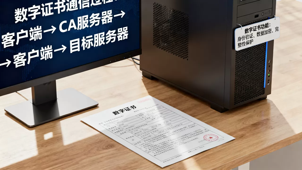 数字证书通信过程如何实现？,数字证书有哪些功能