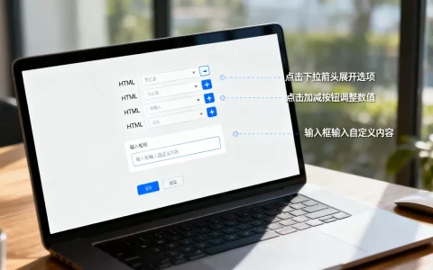 HTML下拉列表加减和输入如何实现？，怎么操作