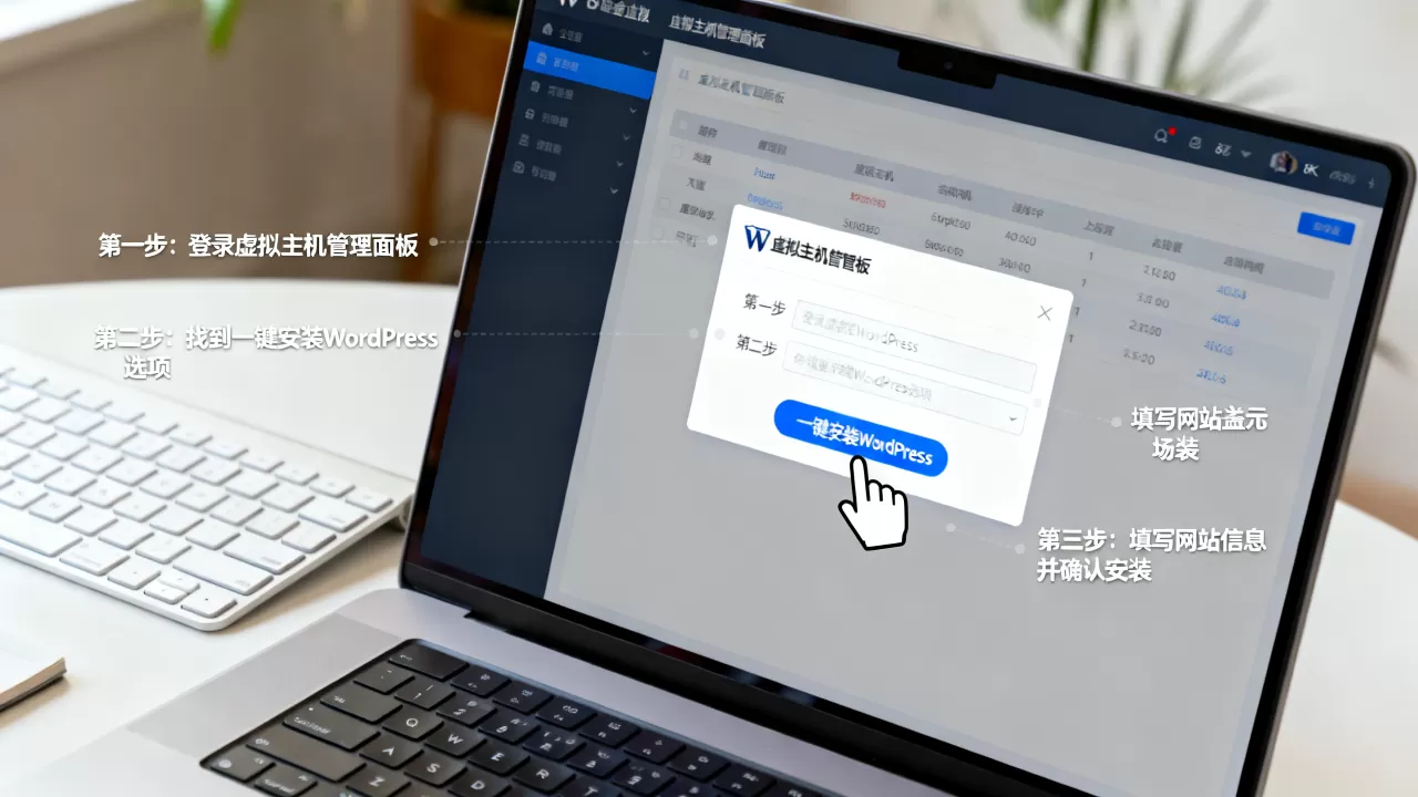 虚拟主机如何一键安装WordPress?,步骤是什么? 虚拟主机如何一键安装WordPress?,步骤是什么?