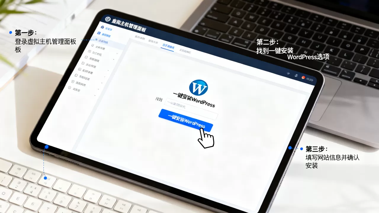 虚拟主机如何一键安装WordPress?,步骤是什么? 虚拟主机如何一键安装WordPress?,步骤是什么?