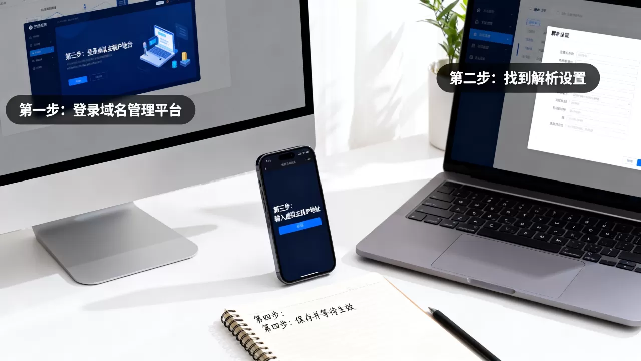 虚拟主机域名怎么解析绑定, 域名解析绑定步骤是什么？