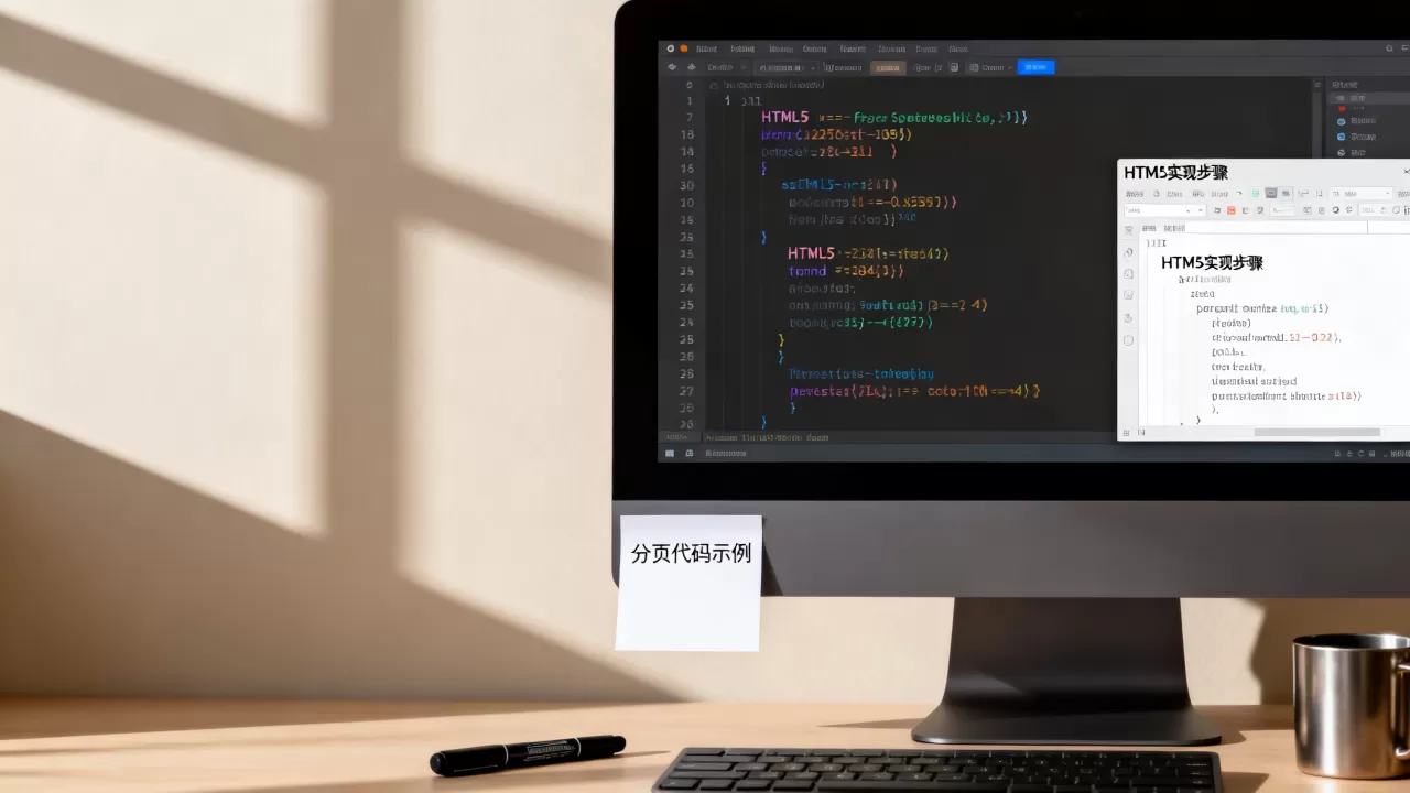HTML5分页界面如何实现，分页代码怎么写？