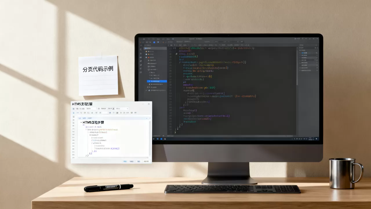 HTML5分页界面如何实现，分页代码怎么写？