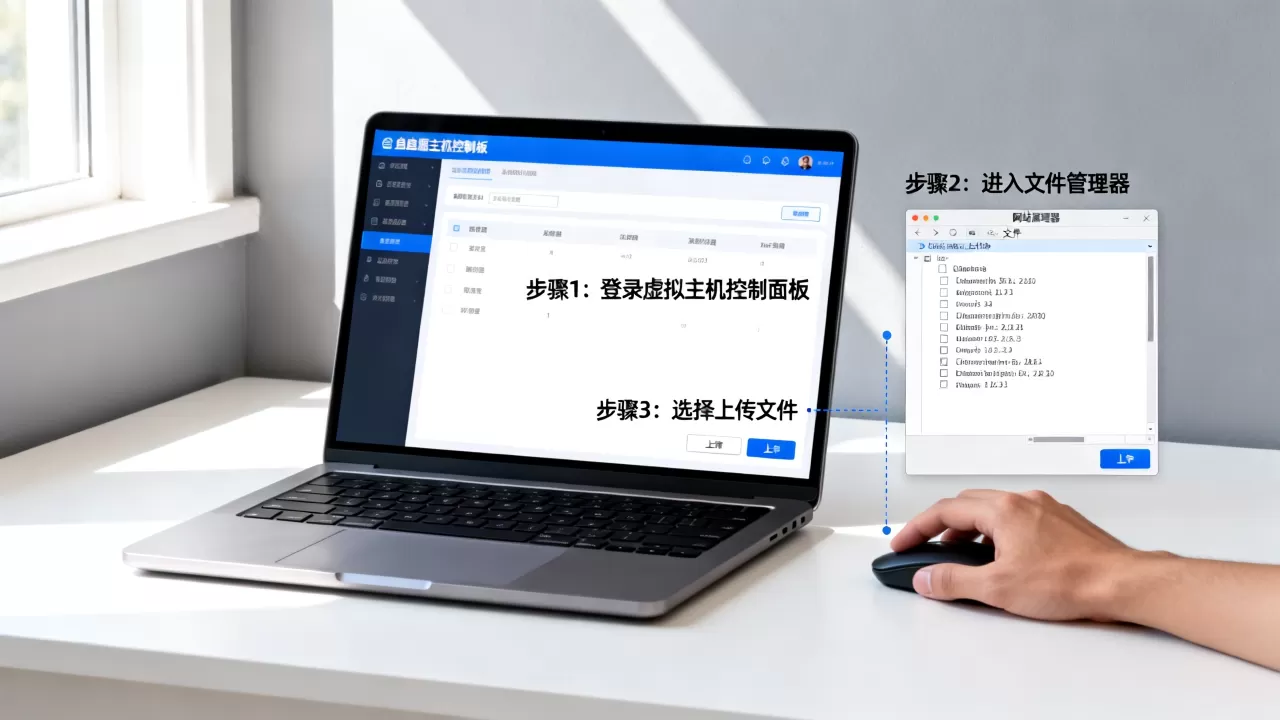 虚拟主机如何上传网站源码程序,具体步骤有哪些? 虚拟主机如何上传网站源码程序,具体步骤有哪些?