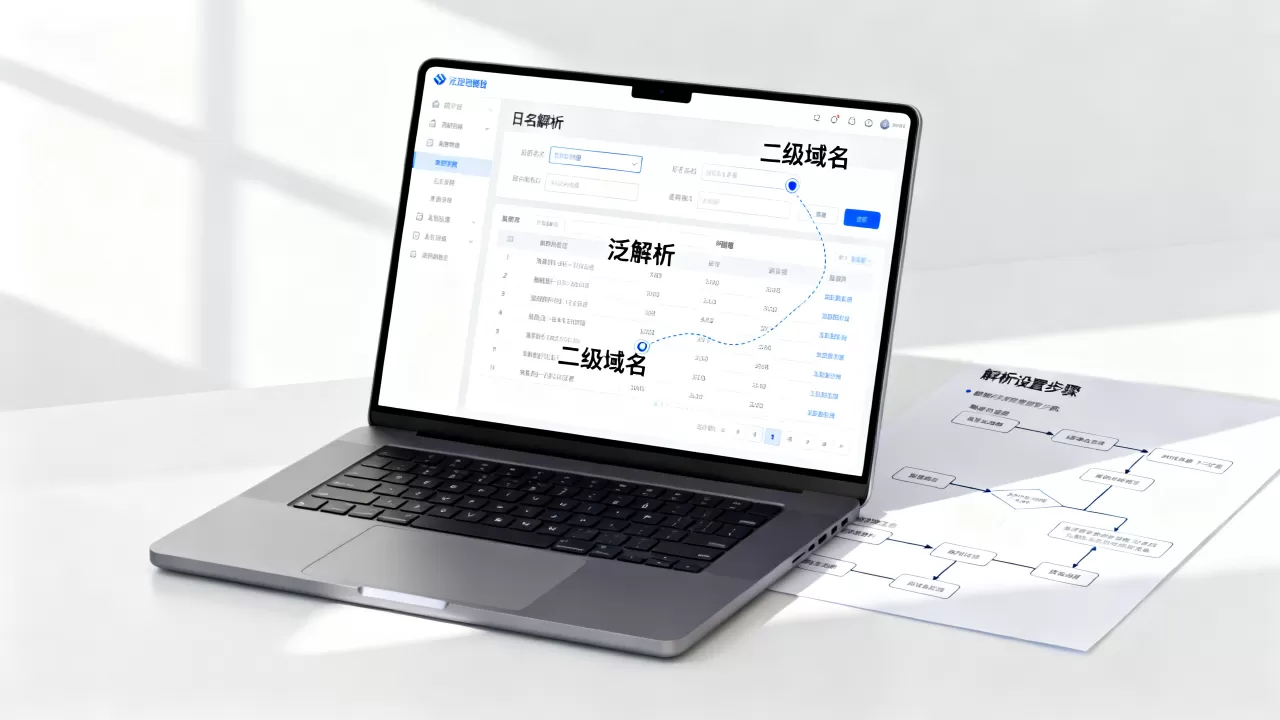 泛解析和二级域名有什么区别？，怎么设置？
