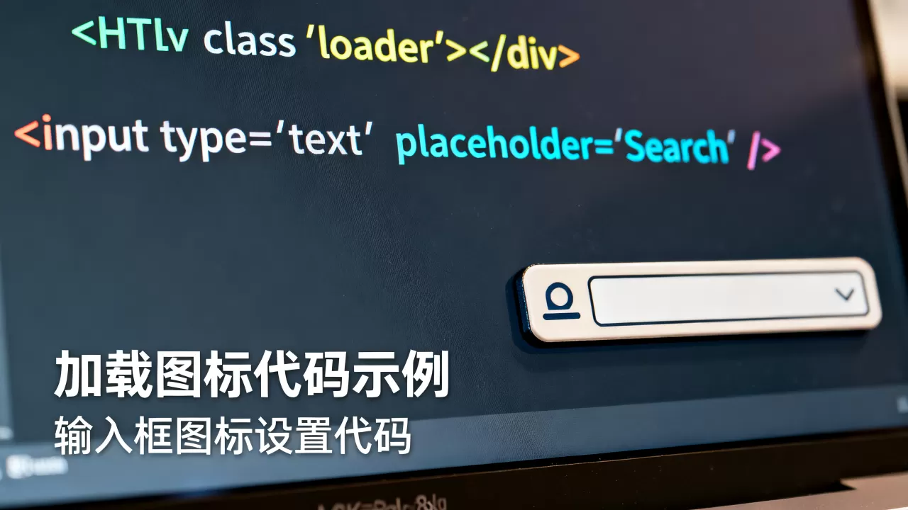 HTML代码加载图标怎么做?,HTML输入框图标怎么设置 HTML代码加载图标怎么做?,HTML输入框图标怎么设置