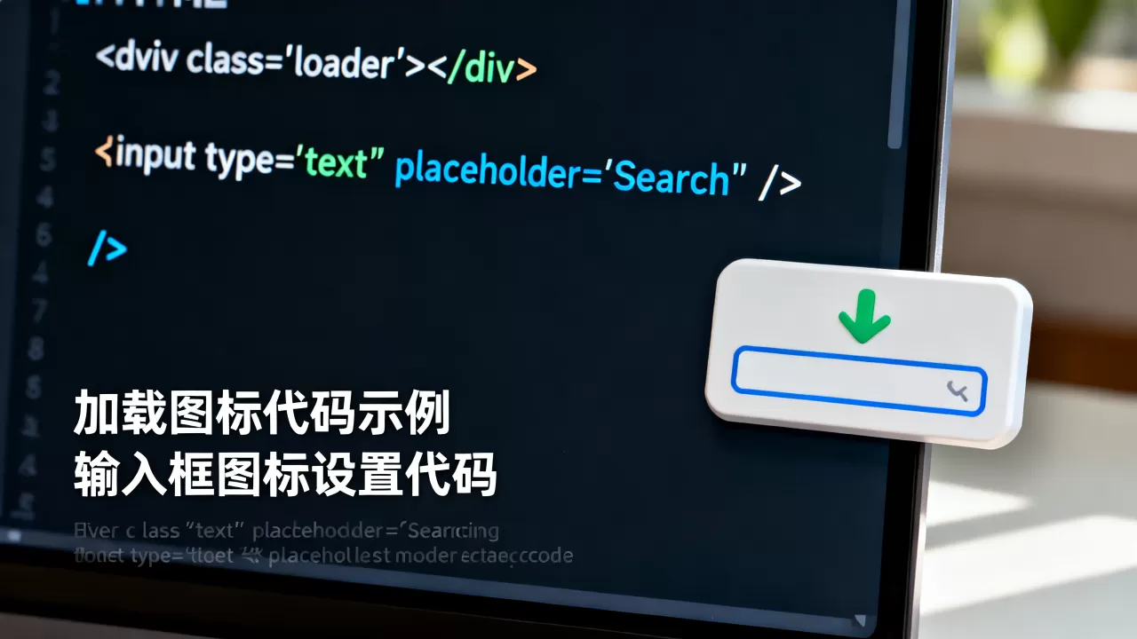 HTML代码加载图标怎么做?,HTML输入框图标怎么设置 HTML代码加载图标怎么做?,HTML输入框图标怎么设置
