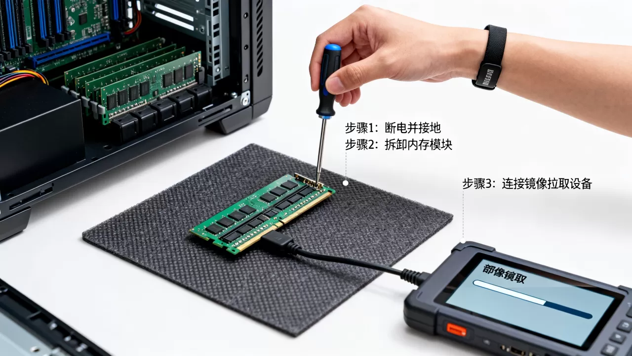 服务器取内存镜像拉取如何操作？，有哪些关键步骤