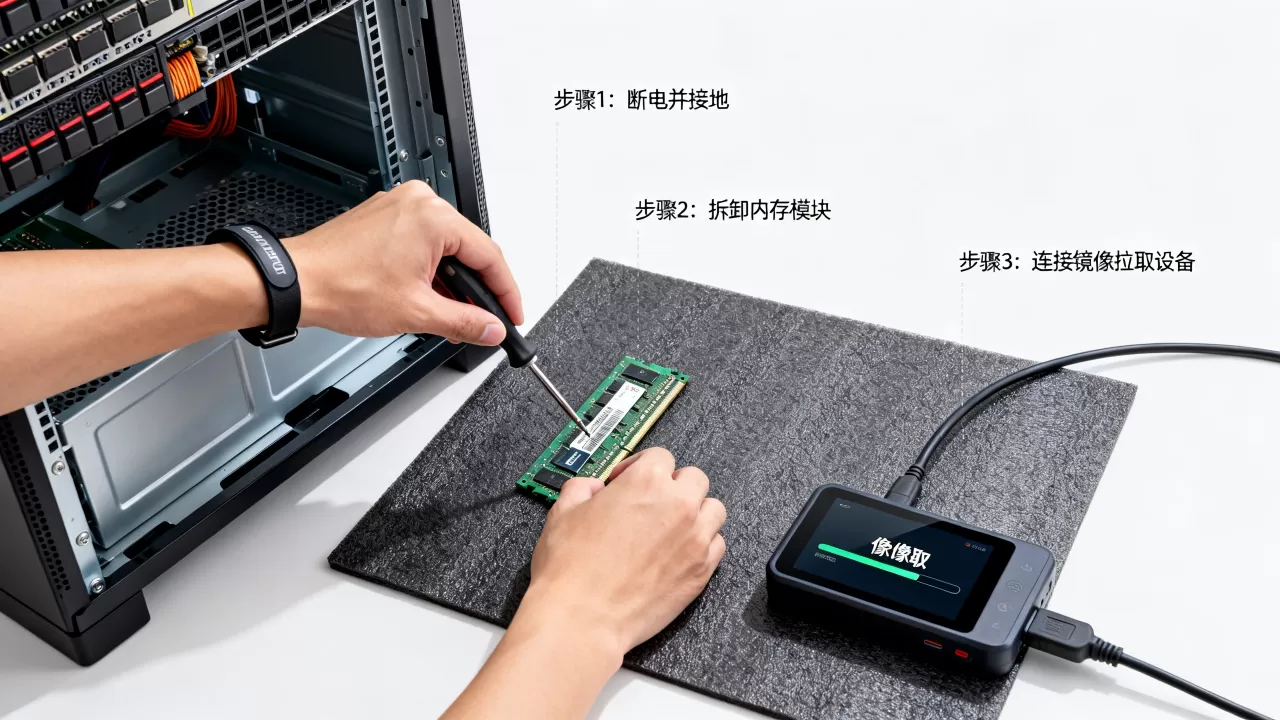 服务器取内存镜像拉取如何操作？，有哪些关键步骤