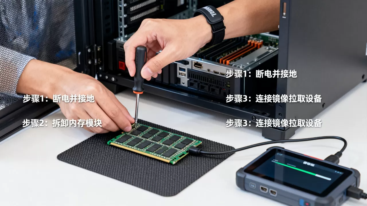 服务器取内存镜像拉取如何操作？，有哪些关键步骤