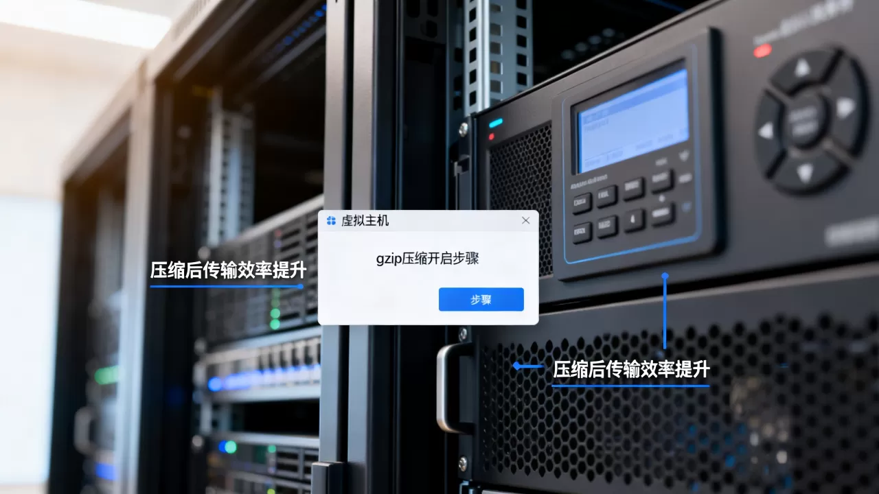 虚拟主机怎么开启gzip压缩提速，有什么好处