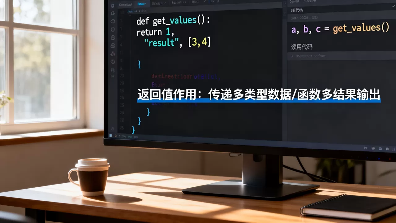 如何返回多个返回值？，返回值有什么作用？