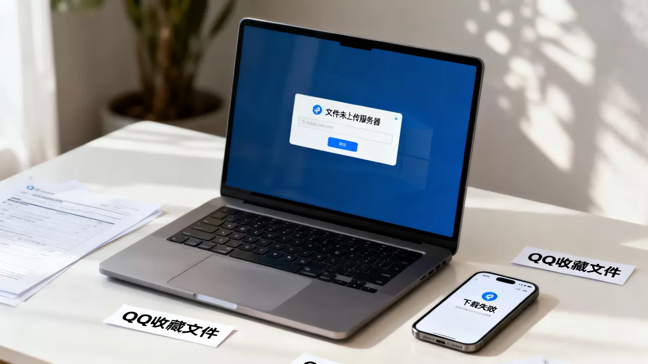 QQ收藏文件未上传服务器下载失败怎么办,是什么原因 QQ收藏文件未上传服务器下载失败怎么办,是什么原因