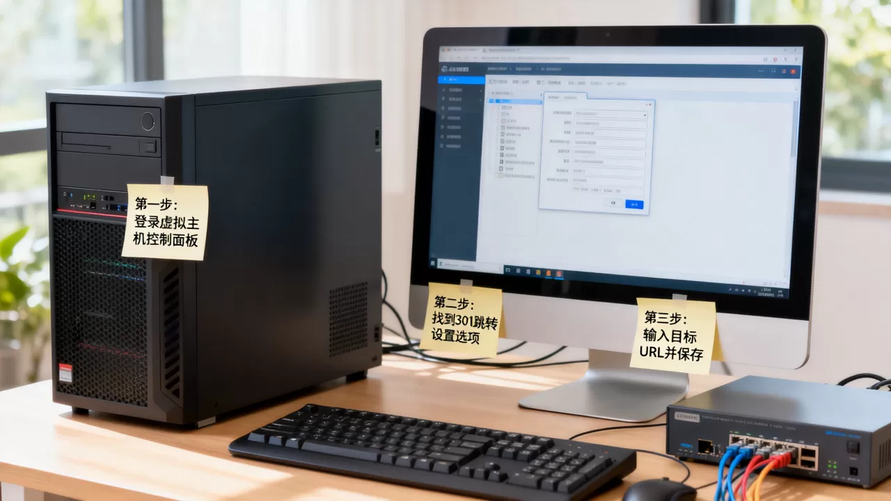 虚拟主机怎么做全站301跳转?,有哪些步骤? 虚拟主机怎么做全站301跳转?,有哪些步骤?