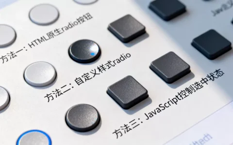 在网页中怎么实现单选按钮的选择，有哪些方法？