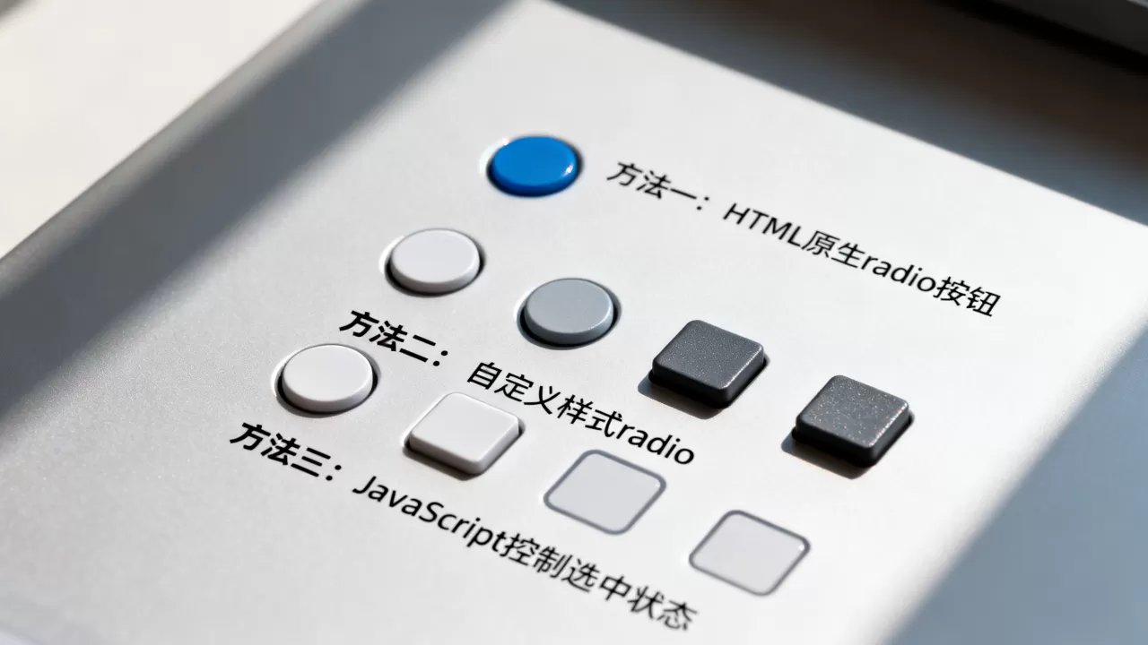 在网页中怎么实现单选按钮的选择,有哪些方法? 在网页中怎么实现单选按钮的选择,有哪些方法?